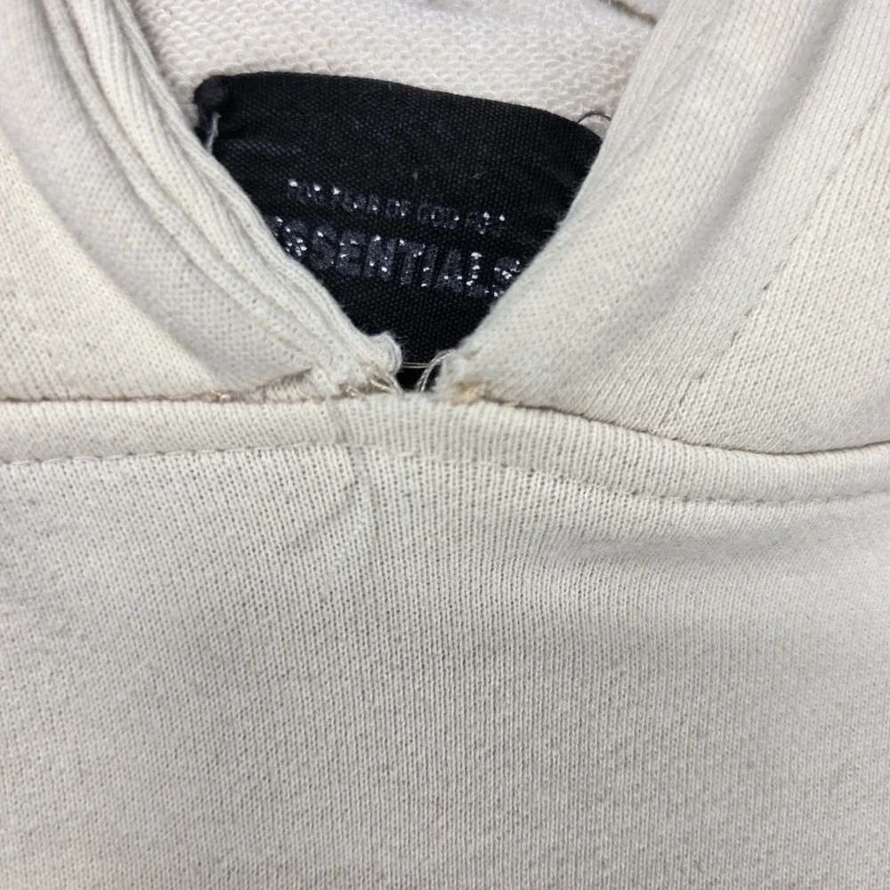 Fear of God Essentials‎ Hoodie Cream/Oatmeal Size Medium